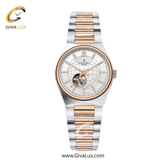 ساعت مچی اورجینال زنانه آلبرت ترایس رزگلد | نقره ای-رزگلد| نقره ای| کد رفرنس AT20326