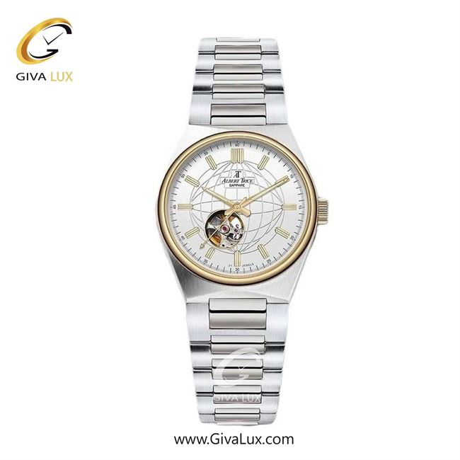 ساعت مچی اورجینال زنانه آلبرت ترایس طلایی | نقره ای| نقره ای| کد رفرنس AT20326