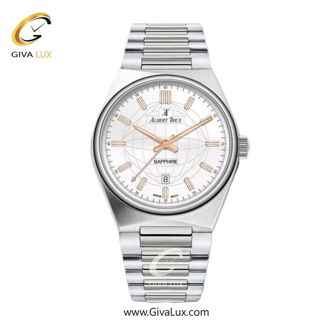 ساعت مچی اورجینال مردانه آلبرت ترایس نقره ای | نقره ای| سفید| کد رفرنس AT20327