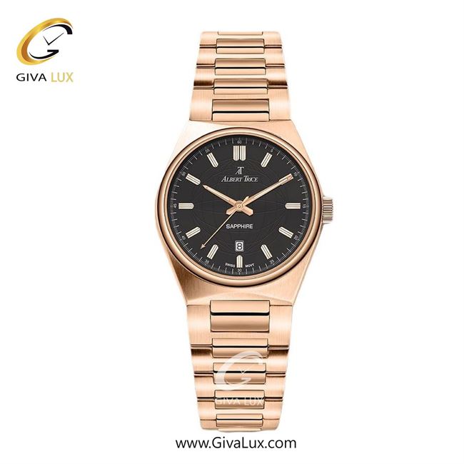 ساعت مچی اورجینال زنانه آلبرت ترایس رزگلد | رزگلد| مشکی| کد رفرنس AT20328