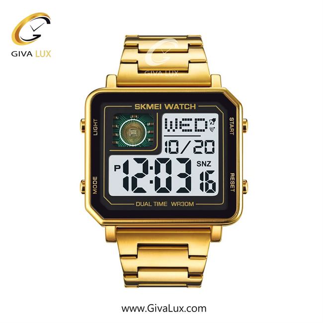 ساعت مچی مردانه اسکمی (Skmei) طلایی | طلایی| مشکی| کد رفرنس 2033 gold