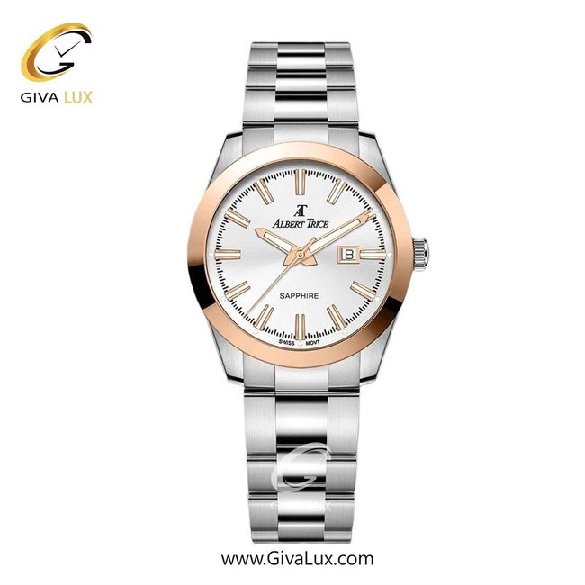 ساعت مچی اورجینال زنانه آلبرت ترایس رزگلد | نقره ای| نقره ای| کد رفرنس AT20330