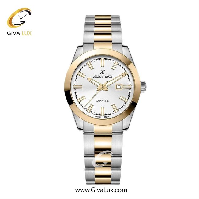 ساعت مچی اورجینال زنانه آلبرت ترایس طلایی | نقره ای-طلایی| نقره ای| کد رفرنس AT20330