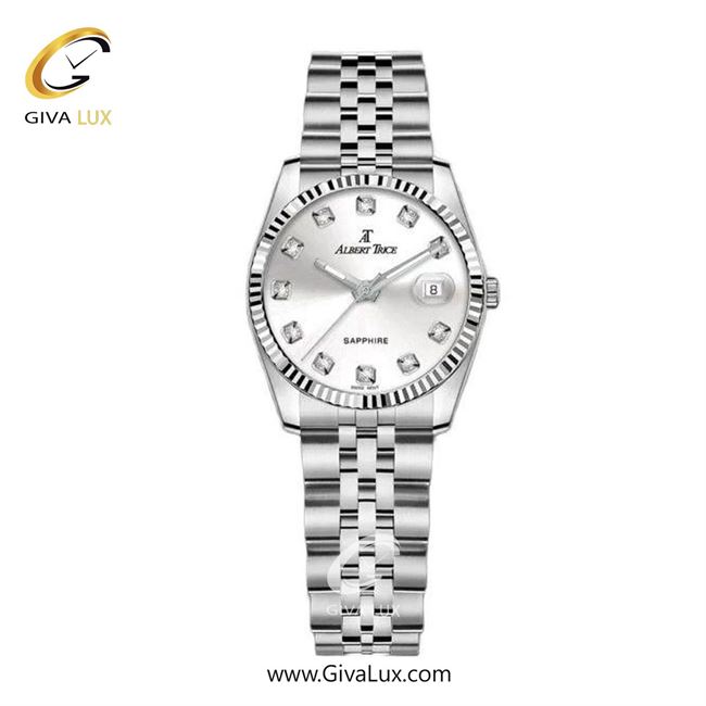 ساعت مچی اورجینال زنانه آلبرت ترایس نقره ای | نقره ای| نقره ای| کد رفرنس AT20332