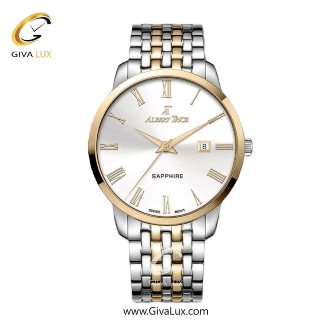 ساعت مچی اورجینال مردانه آلبرت ترایس طلایی | نقره ای-طلایی| نقره ای| کد رفرنس AT20335