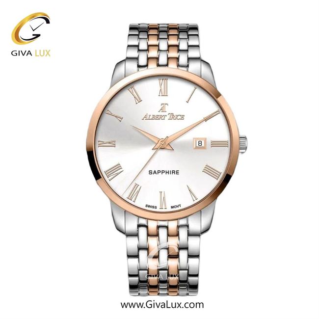 ساعت مچی اورجینال مردانه آلبرت ترایس رزگلد | رزگلد-نقره ای| نقره ای| کد رفرنس AT20335