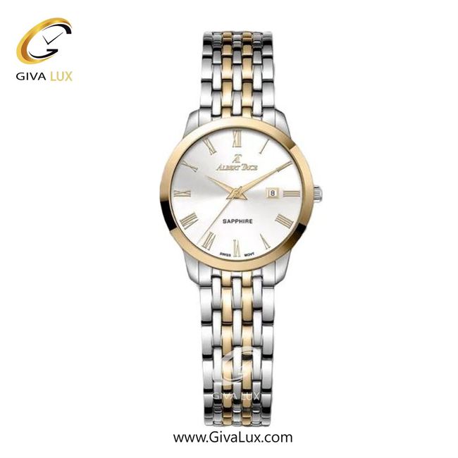 ساعت مچی اورجینال زنانه آلبرت ترایس طلایی | طلایی-نقره ای| نقره ای| کد رفرنس AT20336