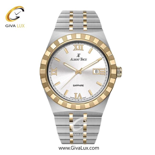 ساعت مچی اورجینال مردانه آلبرت ترایس طلایی-نقره ای | نقره ای-طلایی| نقره ای| کد رفرنس AT20339