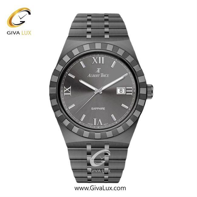 ساعت مچی اورجینال مردانه آلبرت ترایس تیتانیوم | تیتانیوم(زغالی)| دودی|تیتانیوم| کد رفرنس AT20339