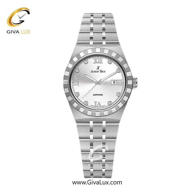 ساعت مچی اورجینال زنانه آلبرت ترایس نقره ای | نقره ای| نقره ای| کد رفرنس AT20340