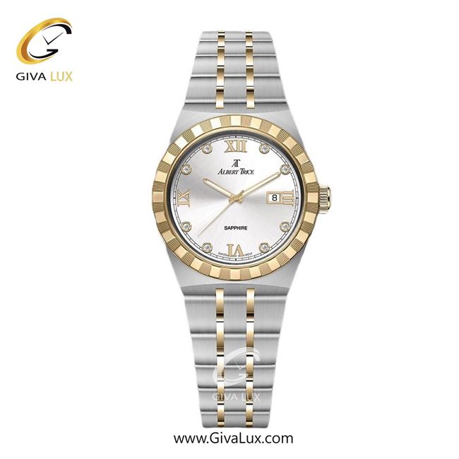 ساعت مچی اورجینال زنانه آلبرت ترایس نقره ای-طلایی | نقره ای-طلایی| نقره ای| کد رفرنس AT20340