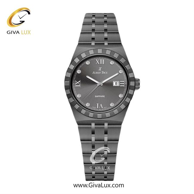 ساعت مچی اورجینال زنانه آلبرت ترایس تیتانیوم | تیتانیوم(زغالی)| دودی|تیتانیوم| کد رفرنس AT20340