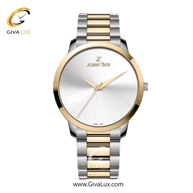 ساعت مچی اورجینال مردانه آلبرت ترایس طلایی | نقره ای-طلایی| نقره ای| کد رفرنس AT20341