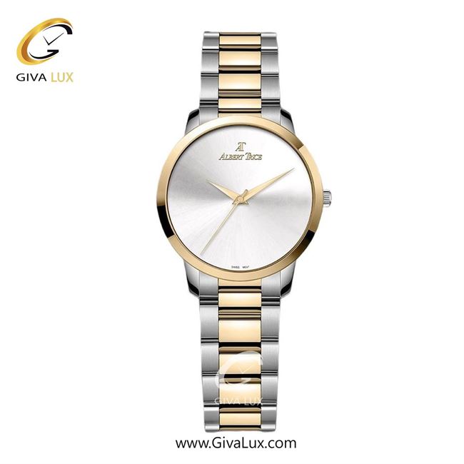 ساعت مچی اورجینال زنانه آلبرت ترایس طلایی | نقره ای-طلایی| نقره ای| کد رفرنس AT20342