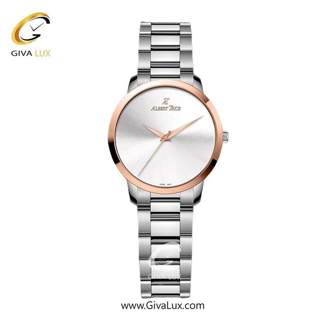 ساعت مچی اورجینال زنانه آلبرت ترایس رزگلد | نقره ای| نقره ای| کد رفرنس AT20342