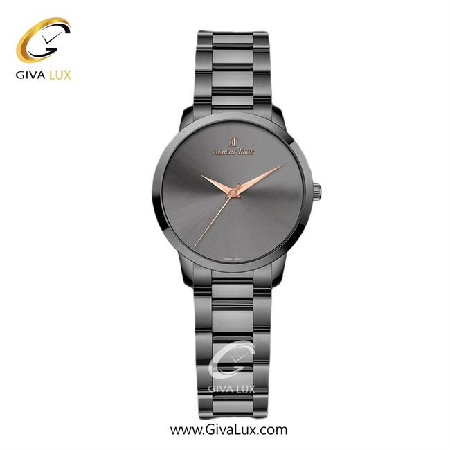 ساعت مچی اورجینال زنانه آلبرت ترایس تیتانیوم | تیتانیوم(زغالی)| دودی|تیتانیوم| کد رفرنس AT20342