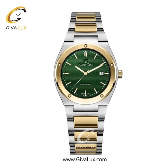 ساعت مچی اورجینال زنانه آلبرت ترایس  طلایی | نقره ای-طلایی| سبز| کد رفرنس AT20344