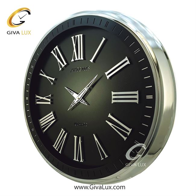 ساعت دیواری اورجینال آرتمیس آلیاژ فلزی طلایی| کد رفرنس 90011، مدل: 2036GoldWhite 2036-Silver-Black-2.jpg