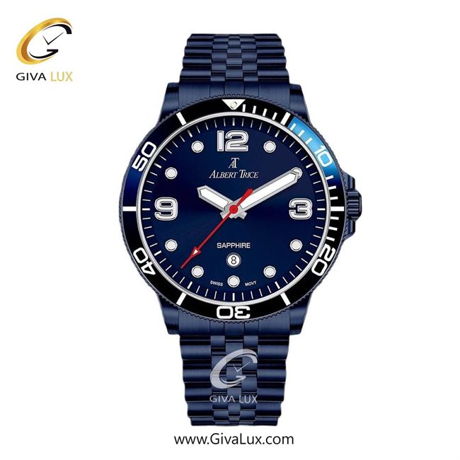 ساعت مچی اورجینال مردانه آلبرت ترایس سرمه ای | سرمه ای| سرمه ای| کد رفرنس AT20400S