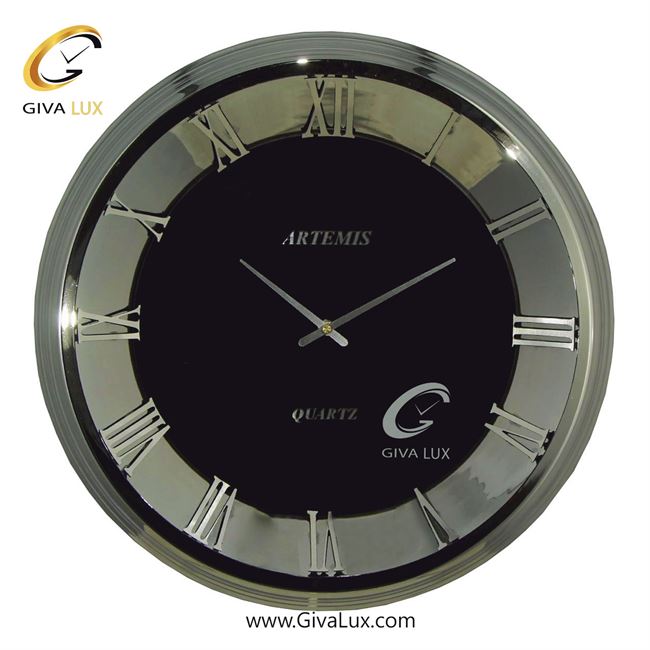 ساعت دیواری اورجینال آرتمیس آلیاژ فلزی نقره ای| کد رفرنس 90032، مدل: 2041Silver