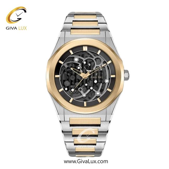 ساعت مچی اورجینال مردانه آلبرت ترایس طلایی | نقره ای-طلایی| مشکی| کد رفرنس AT20500