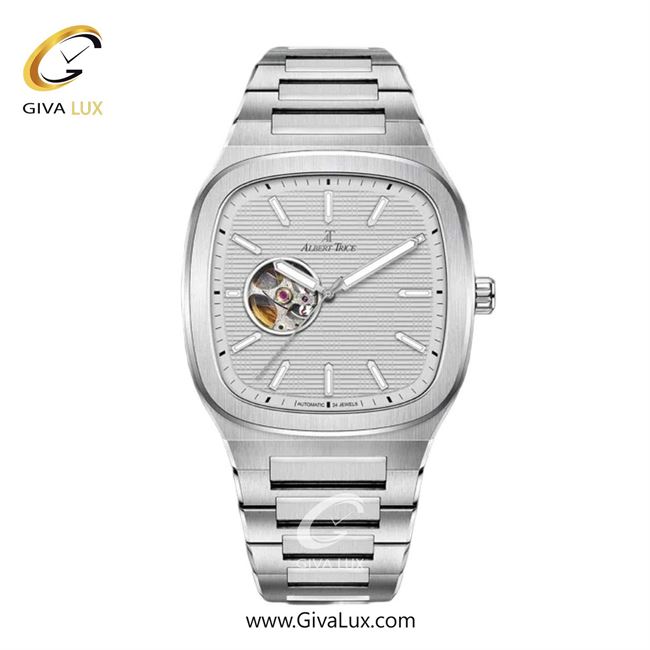 ساعت مچی اورجینال مردانه آلبرت ترایس نقره ای | نقره ای| نقره ای| کد رفرنس AT20600