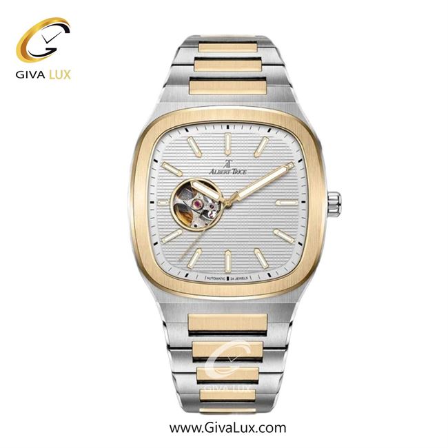 ساعت مچی اورجینال مردانه آلبرت ترایس طلایی | طلایی-نقره ای| نقره ای| کد رفرنس AT20600