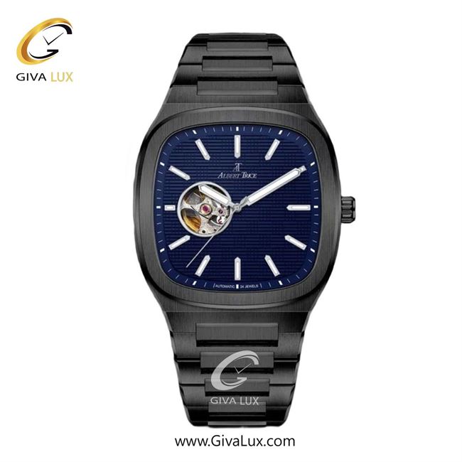 ساعت مچی اورجینال مردانه آلبرت ترایس مشکی | مشکی| سرمه ای| کد رفرنس AT20600