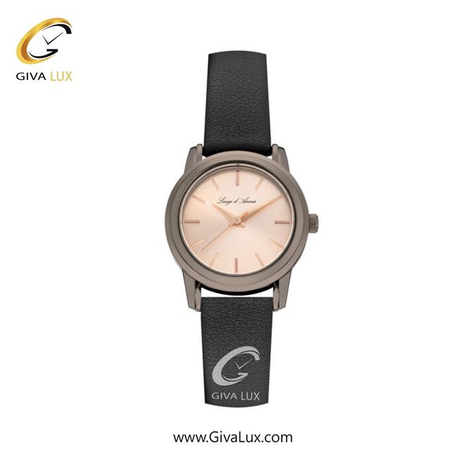 ساعت مچی اورجینال زنانه LdA | لوئیجی د آنا | Luigi d'Ana مشکی | مشکی| کرم| کد رفرنس 2064