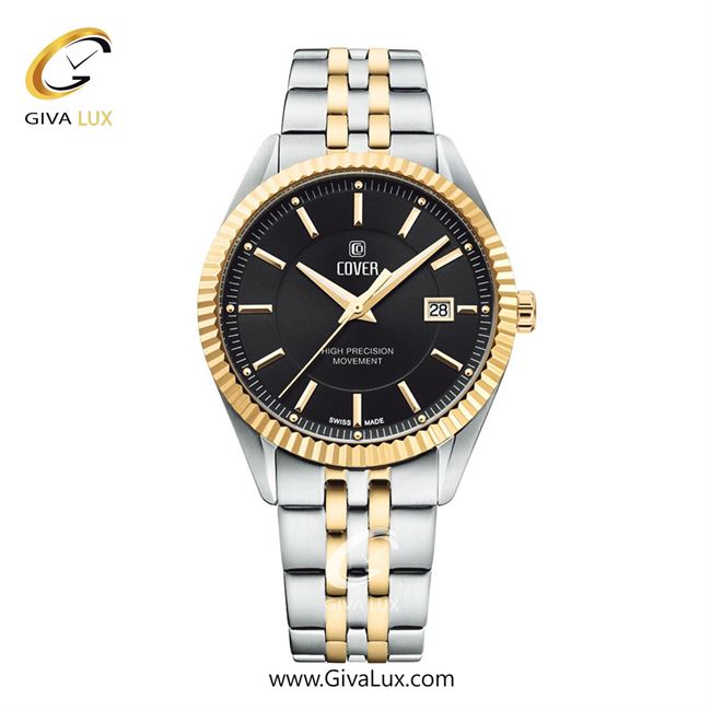ساعت مچی اورجینال مردانه کاور طلایی | نقره ای-طلایی| مشکی| کد رفرنس CO208.04