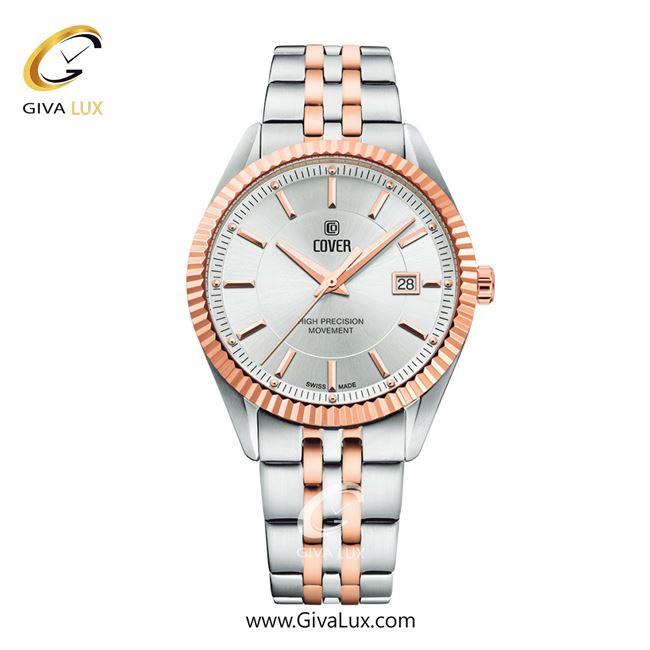 ساعت مچی اورجینال مردانه کاور رزگلد | نقره ای-رزگلد| نقره ای| کد رفرنس CO208.07