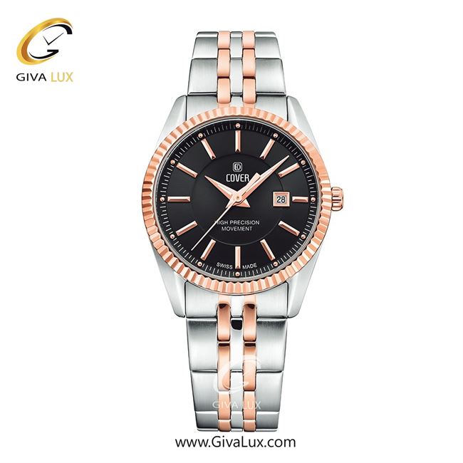ساعت مچی اورجینال زنانه کاور رزگلد | رزگلد-نقره ای| مشکی| کد رفرنس CO209.06