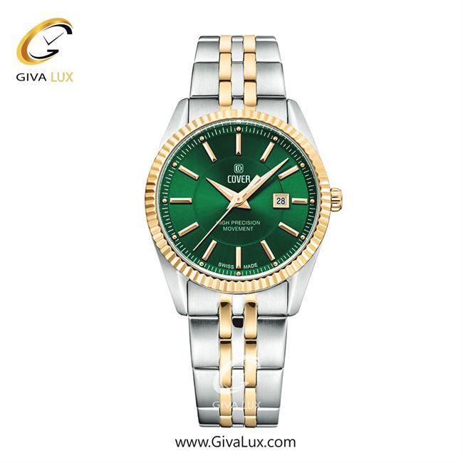 ساعت مچی اورجینال زنانه کاور طلایی | نقره ای-طلایی| سبز| کد رفرنس CO209.10