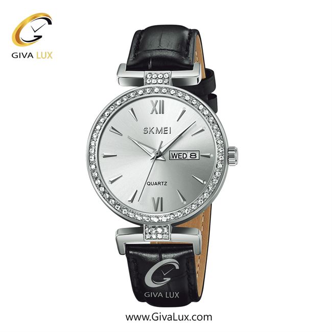 ساعت مچی اورجینال زنانه اسکمی (Skmei) نقره ای | مشکی| نقره ای| کد رفرنس 2090