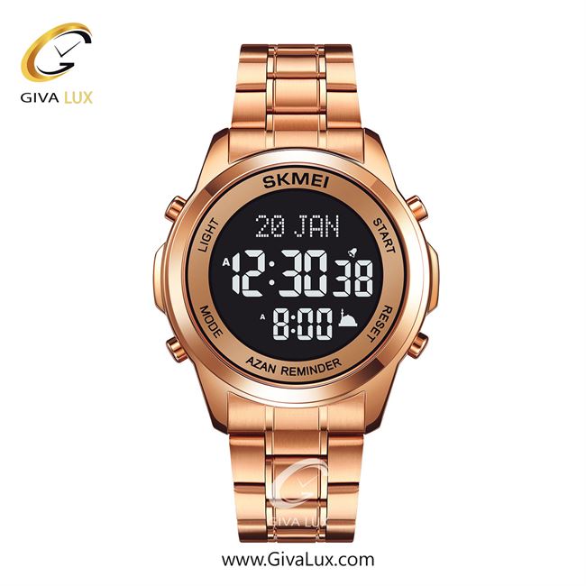 ساعت مچی اورجینال مردانه اسکمی (Skmei) رزگلد | رزگلد| مشکی| کد رفرنس 2097
