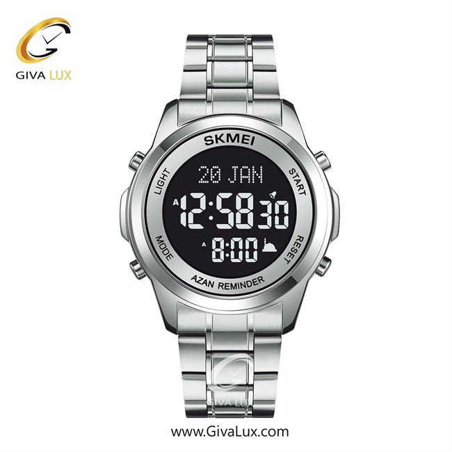 ساعت مچی اورجینال مردانه اسکمی (Skmei) نقره ای | نقره ای| مشکی| کد رفرنس 2097