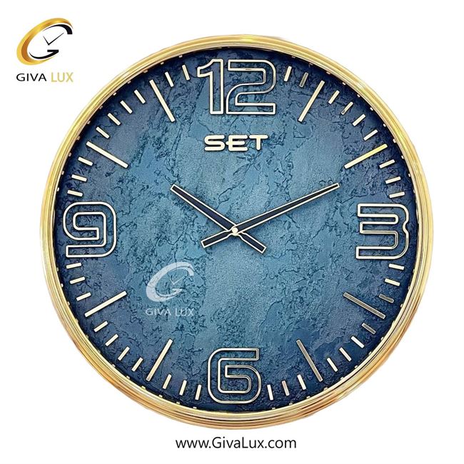 ساعت دیواری اورجینال ست آلیاژ فلزی طلایی| کد رفرنس X200