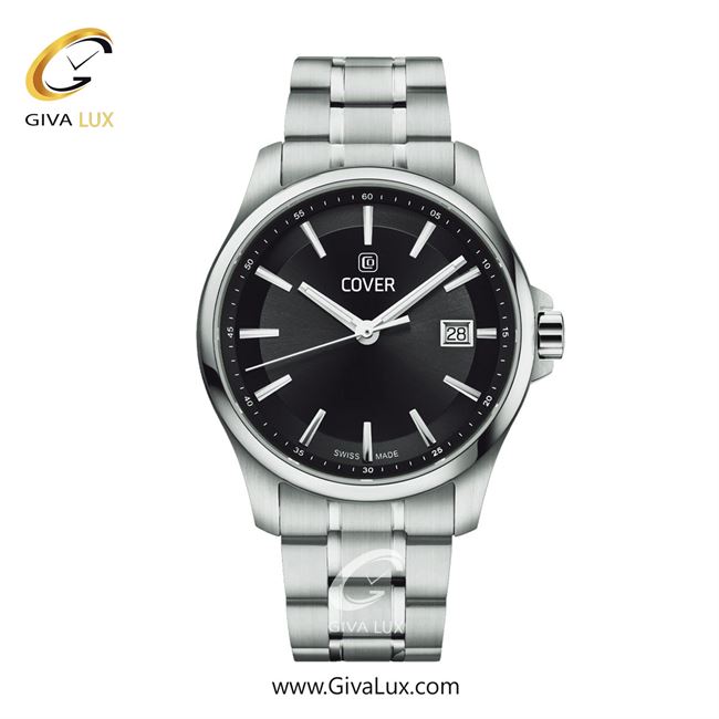 ساعت مچی اورجینال مردانه کاور نقره ای | نقره ای| مشکی| کد رفرنس CO214.01