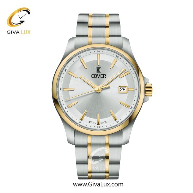 ساعت مچی اورجینال مردانه کاور طلایی | طلایی-نقره ای| نقره ای| کد رفرنس CO214.05