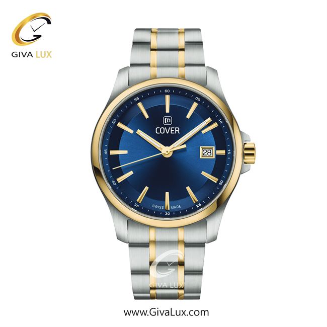 ساعت مچی اورجینال مردانه کاور طلایی | نقره ای-طلایی| سرمه ای| کد رفرنس CO214.06