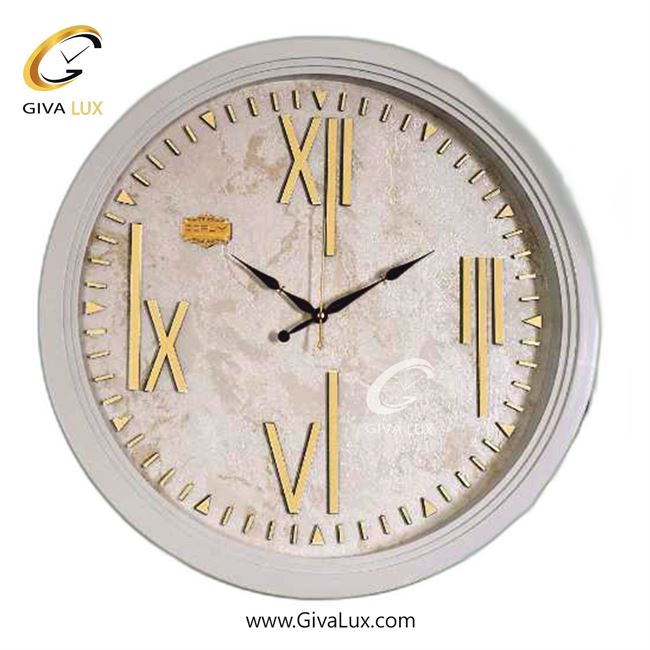 ساعت دیواری اورجینال کوروم PVC سفید| کد رفرنس 215