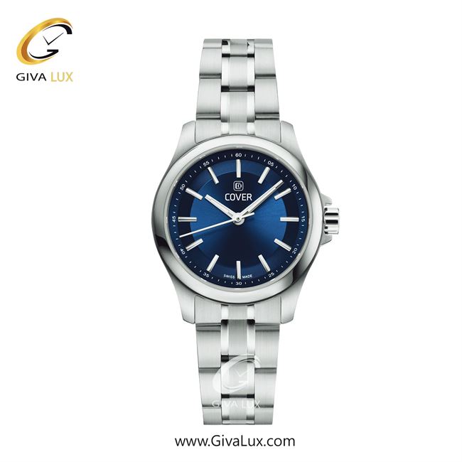 ساعت مچی اورجینال زنانه کاور نقره ای | نقره ای| سرمه ای| کد رفرنس CO215.03