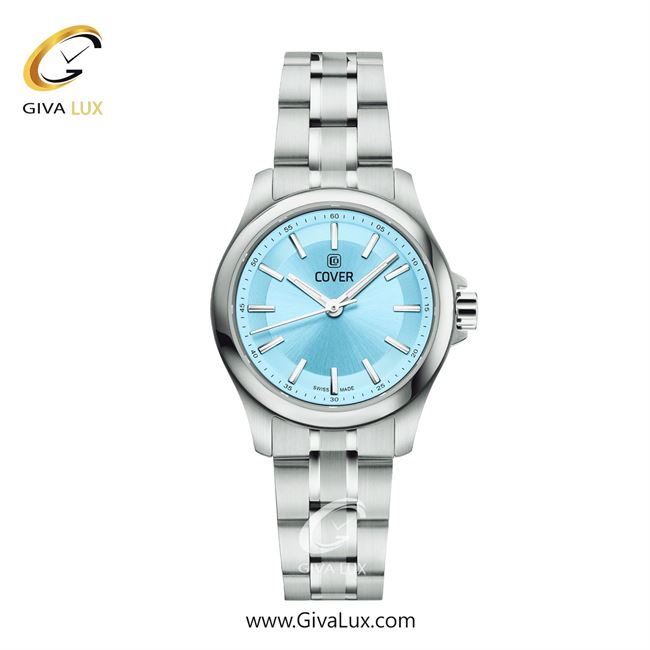 ساعت مچی اورجینال زنانه کاور نقره ای | نقره ای| آبی| کد رفرنس CO215.05