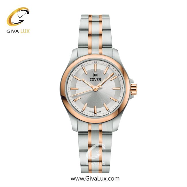 ساعت مچی اورجینال زنانه کاور رزگلد | نقره ای-رزگلد| نقره ای| کد رفرنس CO215.09