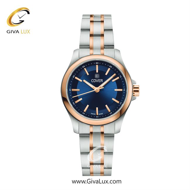 ساعت مچی اورجینال زنانه کاور رزگلد | نقره ای-رزگلد| سرمه ای| کد رفرنس CO215.10