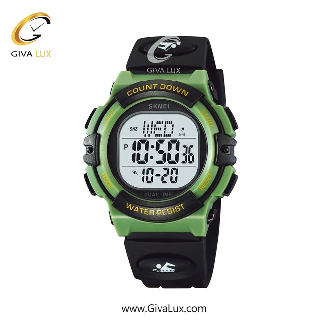 ساعت مچی اورجینال مردانه اسکمی (Skmei) دو زمانه سبز-مشکی | مشکی| خاکی| کد رفرنس 2164MCGN