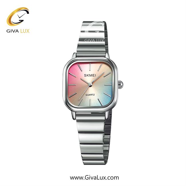 ساعت مچی اورجینال زنانه اسکمی (Skmei) نقره ای | نقره ای| هفت رنگ| کد رفرنس 2190SL