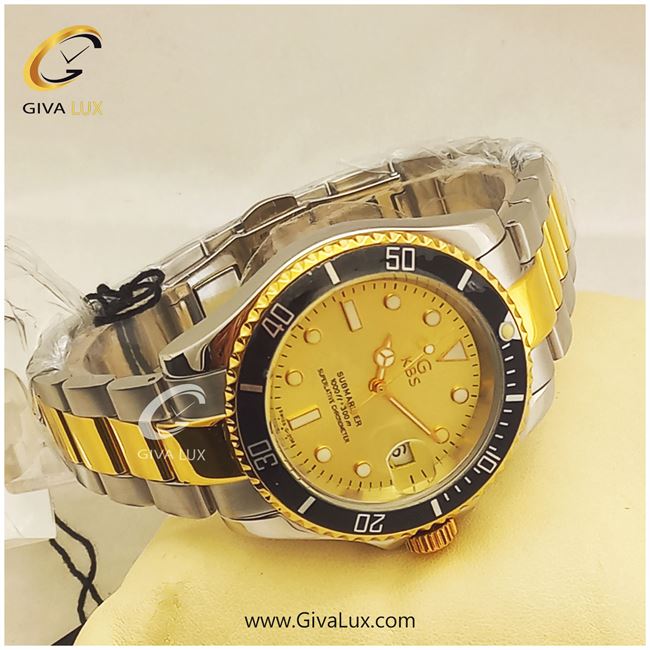 ساعت مچی اورجینال KBS مردانه فول استیل موتور سوئیس نقره ای |طلایی | کد رفرنس 2138 22127-1.jpg