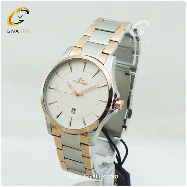 ساعت مچی مردانه  بند فلزی مدل الگانس