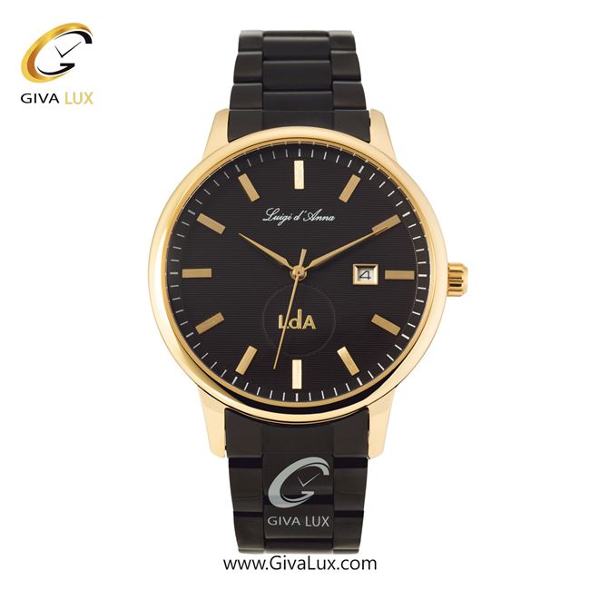 ساعت مچی اورجینال LdA مردانه طلایی | مشکی | مشکی | کد رفرنس 2269